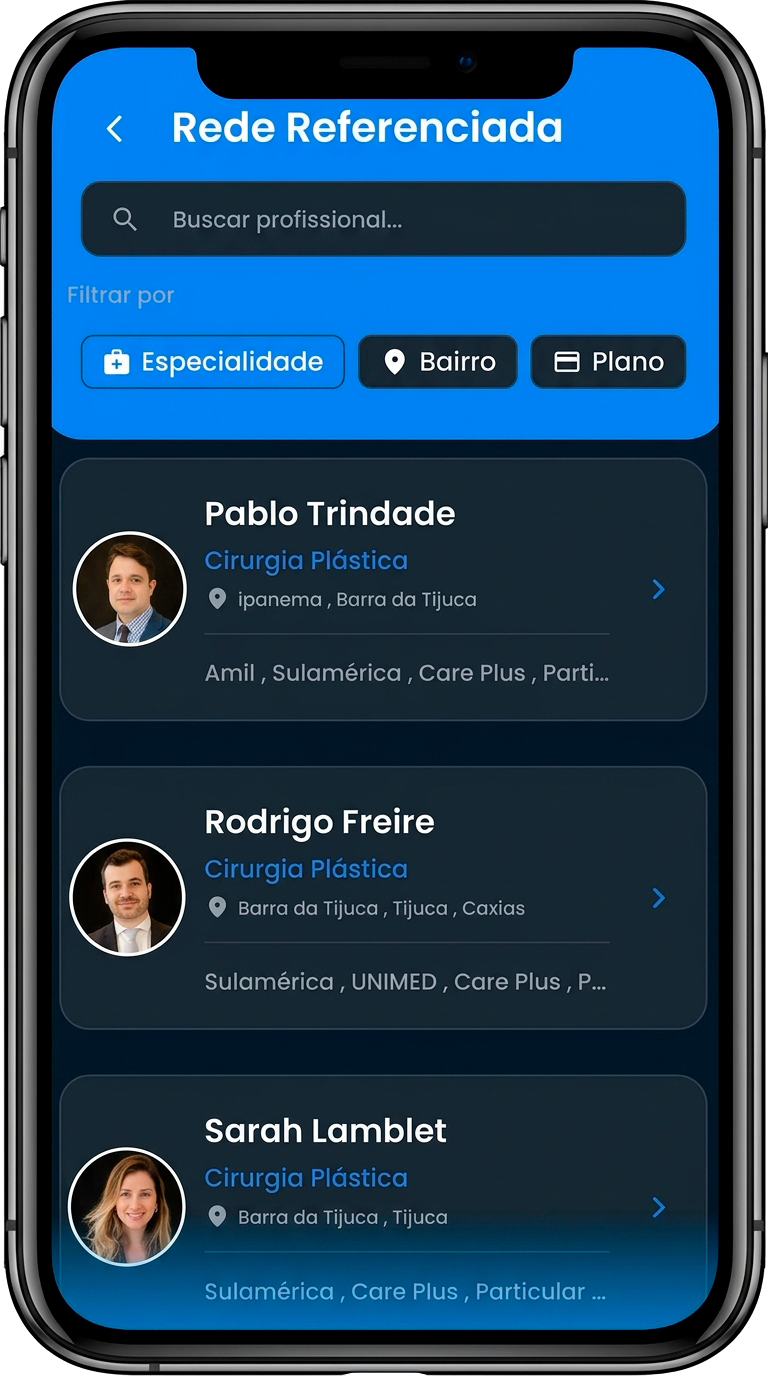Tela de rede referenciada